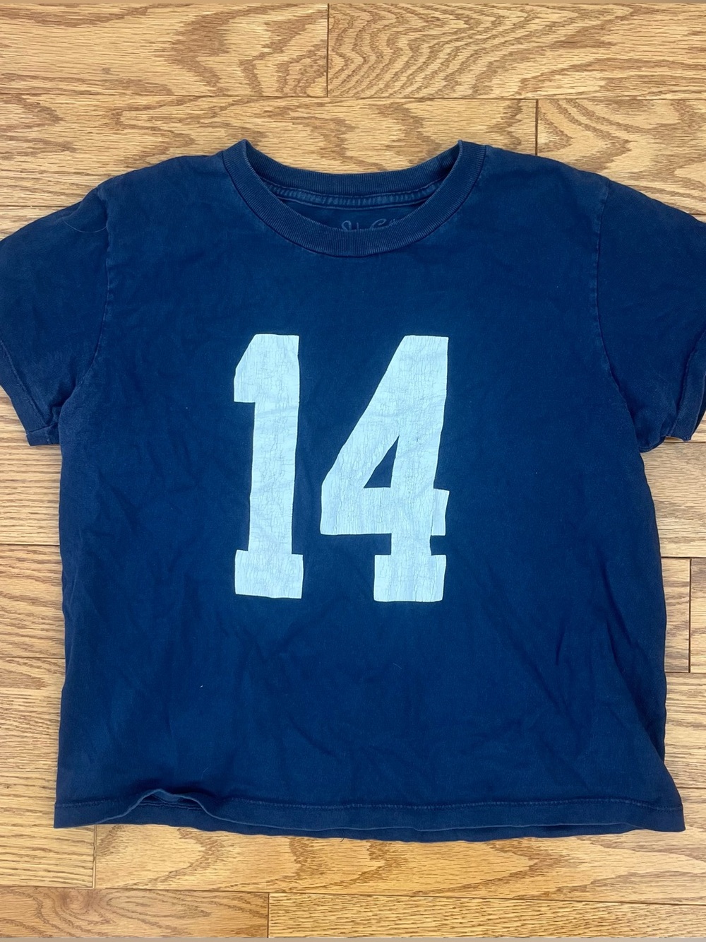 Brandy Melville Navy Blue Graphic Tee